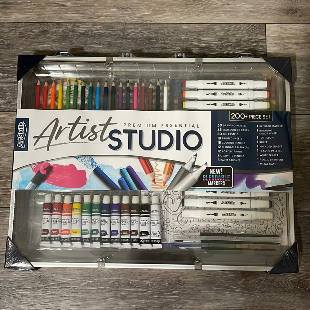 ArtSkills Essential Portable Premium Art Supply Kit - 200